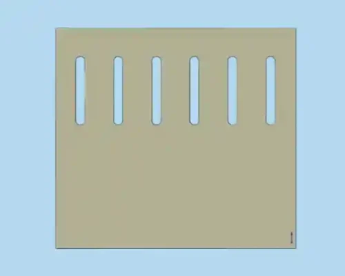 Window PP Sandwich Panel | Integrated Ventilation Openings